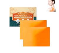 Jabón de caqui para personas mayores, antiolor corporal y olor, jabón desodorante natural con extracto de caqui, jabón de baño orgánico para eliminar olores, jabón corporal limpiador para hombres y