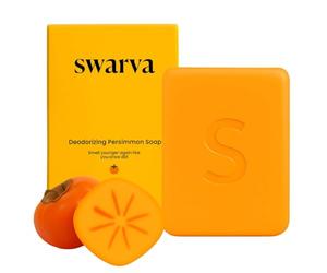 Jabón de Caqui Swarva, Jabón de Caqui con Aroma para Personas Mayores, Purificante y Desodorizante, Nutritivo y Limpiador Suave, para Todo Tipo de Piel