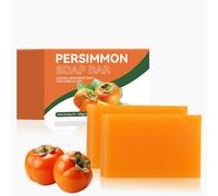 Jabón de caquis natural para eliminar el olor corporal para hombres y mujeres, limpieza profunda, lavado facial y corporal, hidratante, exfoliante, piel lisa
