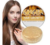 Jabón De Champú De Jengibre Anticaída, Anticaspa y Para El Crecimiento Del Cabello - Barra De Champú Sólido
