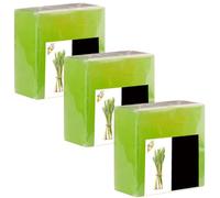 Jabón de citronela de 3 piezas, 100 g de jabón de citronela natural para humanos, en barra de hierba de limón orgánico para la piel del cuerpo y la cara, elementos esenciales imprescindibles pa