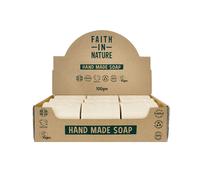 Jabón de coco sin envolver Faith in Nature - Caja de 18