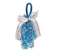 Jabón de cristal con aroma a rosa, ramo de flores para cuidado de la piel hidratante y limpieza profunda, perlas de jabón florales