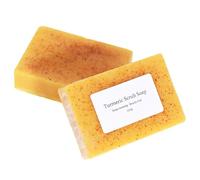 Jabón de cúrcuma para manchas oscuras, jabón facial y corporal, barra de de cúrcuma natural, barra suave hidratante y calmante para todo tipo de piel