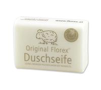 Jabón de ducha con leche de oveja y aceite de almendras, rectangular, 100 g, con cinta