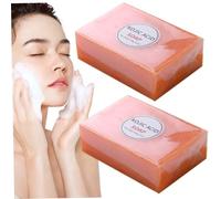 Jabón de glutatión, jabón de ácido kójico 2 piezas para la piel blanqueadora rica 140g jabón kójico jabón orgánico orgánico múltiple jabón de ácido kójico para las piernas de la cara cuerpo