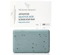 Jabón de Lavado Corporal de ácido Salicílico - [hecho en el Reino Unido] Jabón Corporal Avanzado de ácido Salicílico | Tratamiento Exfoliante Corporal Barra de Jabón Facial - 100g