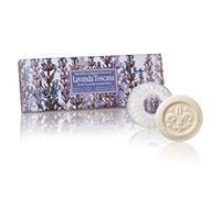 Jabón de lavanda, pack regalo 3 pastillas de 100 g, Jabón artesanal italiano de Saponificio Artigianale Fiorentino