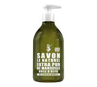 Jabón de Le Natural - Jabón líquido extra puro de Marsella con aceite de oliva - Origen natural - Aceites vegetales y glicerina - Todos los tipos de piel - Sin colorantes, antibacteriano - 500 ml