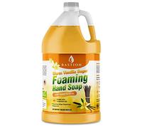 Jabón de manos de espuma - Recambio de espuma para baño y carrocería, dial método, Michel, JR Watkins, Dove - azúcar de vainilla caliente con aceites esenciales en un galón (3,5 ml) de Bastion.