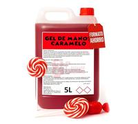 Jabón De Manos Liquido Caramelo 5 Litros Hidratante Aroma Intenso Espuma Cremosa Apto Dispensadores Presión Ideal Hogar Oficina Hotel Limpieza Profunda Suavidad Duradera Uso Profesional