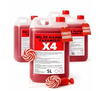 Jabón De Manos Liquido Caramelo 5 Litros Hidratante Aroma Intenso Espuma Cremosa Apto Dispensadores Presión Ideal Hogar Oficina Hotel Limpieza Profunda Suavidad Duradera Uso Profesional