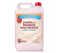 Jabón De Manos Líquido Nacarado Hidratante Con Aroma Suave Para Hogar Oficina Hoteles Cocinas Baños Garrafa 5 Litros Profesional Para Dispensadores A Presión Espuma Abundante Uso Diario Industrial