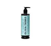 Jabón de manos Olivia Thinks, 380 ml, soporte magnético, con aceite de oliva griego, aloe vera y pantenol, 97% ingredientes naturales, vegano, sin parabenos, limpieza suave