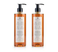 Jabón de Manos Vitalizante Prija con Extracto de Ginseng - Limpia Suavemente las Manos, Jabón Líquido Hidratante, Apto para Veganos con Fragancia Energizante, 380 ml x 2