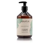 Jabón de Manos y Cuerpo - Cachemir y Vainilla - Natural y Vegano - Labnatur | Notas Dulces y Cálidas - Limpia, Suaviza y Perfuma - Respeta el pH Natural de la Piel - Hecho en España - 500ml