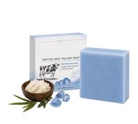 Jabón de Mantequilla Peptide 100g, jabón limpiador nutritivo, de limpieza profunda y nutritivo, apto para pieles sensibles y secas, apto para rostro y cuerpo