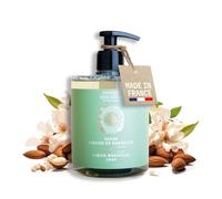 Jabón de Marsella líquido de Almendra - Jabón líquido para Manos Hidratante - con Aceite de Coco y Almendra Dulce - 96% de Ingredientes naturales - Jabón de Manos - 500 ml