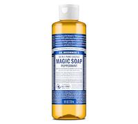 Jabón de menta de Dr Bronner's, Pure Castile, 237ml, 100 % orgánico