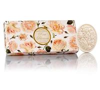 Jabón de Rosa, pack regalo 3 pastillas de 125 g, Jabón artesanal italiano de Saponificio Artigianale Fiorentino