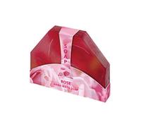 Jabón de rosas de glicerina hecho a mano 80g Biofresh