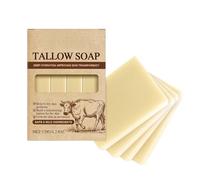 Jabón De Sebo De Res Natural, Jabón Artesanal A Base De Sebo Bovino Para Una Limpieza Profunda, Hidratación Intensa Y Nutrición Duradera, Fórmula Suave Para Pieles Sensibles Y Secas