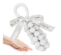 Jabón De Uva Con Cuerda, Jabón Artesanal En Forma De Uva, Jabones De Con Natural, Decoración Para Aire Fresco, White Decoración Del Hogar Para Manos, Rostro, Cuerpo Y Ducha