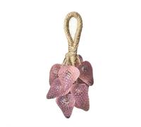 Jabón de uva de cristal portátil lavado con aceite esencial afrutado, puede ser jabón de cadena colgante de cristal de fresa