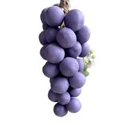 Jabón de Uva en Cuerda, Grape Soap on a Rope, Barra Artesanal en Forma de Racimo, Jabones Uva Artesanales, Jabones Naturales Manuales Regalo Decorativo para Despedidas, Bautizos y Spa(Purple 250g(42Gr