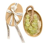 Jabón de uva en cuerda Jabón de uva en cuerda decorativo de aroma natural hecho a mano para hombres y mujeres manos cuerpo y rostro verde