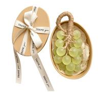 Jabón de uva en cuerda Jabón decorativo de aroma natural hecho a mano para hombres y mujeres, manos, cuerpo y rostro, verde, uva, en cuerda