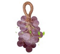 Jabón de uva en una cuerda, champú sólido hecho a mano con aroma a racimo de uva, jabón natural de racimo de uva, ducha limpia e hidratante para mujeres y hombres