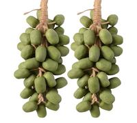 Jabón de uva en una cuerda, jabón de racimo de uva hecho a mano, decoración para el baño y el cuerpo, jabón para ducha, exquisita decoración del hogar y elección de regalo (2 unidades, dos pastillas)