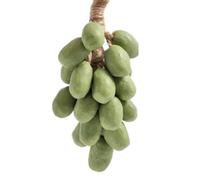 Jabón de uva hecho a mano en cuerda - Hecho en frío, con aroma natural y espuma cremosa. Ideal para baño, habitación de invitados o como regalo. (20, 20 uvas verdes)