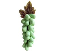 Jabón de uva, jabón de uva en una cuerda, hecho a mano en forma de uva verde natural proceso en frío, jabones artesanales de uvas para decoración del hogar, ducha de baño, cocina, regalo de
