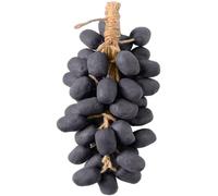 Jabón de uva, jabón de uva exquisito vívido en una cuerda para ducha de cara, manos y cuerpo, decoración fragante para el hogar para limpieza, morado