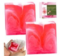 JabóN De Yoni 2pcs JabóN De Barra Yoni Para Mujeres Balance De Lavado Femenino Aroma De Rosa Hidratante Natural Barra De JabóN Yoni Elimina Olor A 100 G