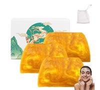 Jabón dorado perfumado Jabón dorado nutritivo y sedoso Jabón facial y corporal de limpieza profunda Jabón de aceite esencial hecho a mano natural Piel firme y suave