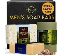 Jabón en Barra para Hombre - Jabón en Barra para Hombre 3-Pzs - Jabón Natural - Jabón en Barra para Hombre - Jabón en Barra para el Cuerpo - Jabón para Hombre - Citrus, Olive & Cedarwood