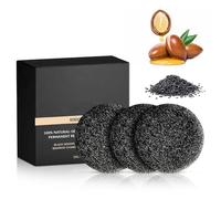 Jabón en barra para revertir las canas, champú en barra negro, para oscurecer el cabello y la barba, limpiar en profundidad y nutrir el cuero cabelludo, para hombres y mujeres,3PCS