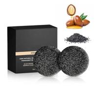 Jabón en barra para revertir las canas, champú en barra negro, para oscurecer el cabello y la barba, limpiar en profundidad y nutrir el cuero cabelludo, para hombres y mujeres,2PCS