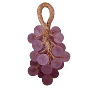 Jabón en una cuerda para hombre, barra de champú de cristal hecha a mano, cuerpo sólido natural de uva perfumada, manos y piel, diseño de racimo simulado, ducha aromática refrescante, baño, viaje y