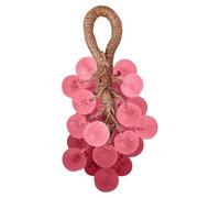 Jabón en una cuerda para hombres, champú sólido de lavado hidratante, racimo de frutas simulado, jabón en forma de uva, para mujeres y hombres, cuerpo, mano, piel, ducha, ducha, limpio, hidratante