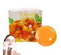 Jabón Facial De Cúrcuma,Barra De Limpieza Facial 60g Jabón Limpiador | Corporal Hidratante Limpiador Para Rostro,Unisex Para Hombre Y Mujer