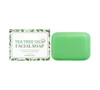 Jabón facial de de árbol de té | 100 g de jabón natural | Baño hecho a mano limpiador facial para hombres, mujeres, bebés, niños, hogar, viajes, hogar