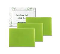 Jabón Facial y Corporal con Aceite de Árbol de Té: Exfoliante, Calmante e Hidratante. Controla la Grasa, Desodoriza, Purifica y Deja la Piel Fresca, Saludable y Nutrida con Delicadeza.