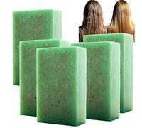 Jabón hidratante, champú y acondicionador, tratamiento para el crecimiento del cabello, romero amino acid Shampoo Bar Clarifying Oil Control, solid Sham/Poo strengthening Deep Cleansing Shampoo (5