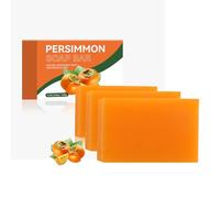 Jabón Kaki, 100 g, desodorante natural hecho a mano, con colágeno, limpieza profunda, piel lisa, control de olores y grasas, para axilas, zonas íntimas, hombres y mujeres (3 unidades)