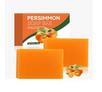 Jabón Kaki, 100 g, desodorante natural hecho a mano, con colágeno, limpieza profunda, piel lisa, control de olores y grasas, para axilas, zonas íntimas, hombres y mujeres (2 unidades)