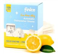 Jabón Lavavajillas Sin Disruptores Endocrinos Ecologico en Tiras | 120 Lavados | Derivado de Plantas | Limpieza Profunda |Protección Cristal | Abrillantador Incorporado